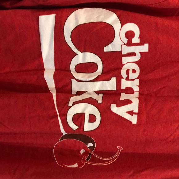 Red cherry coke shirt, size 18 - Picture 3 of 5